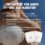 Eco Diapers Eco by Naty Baby Eco Diapers - premium biologische luiers, milieuvriendelijk, gemaakt van plantaardige materialen, ideaal voor de gevoelige babyhuid (maat 5 - 80 stuks)