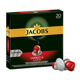 Kaffeekapseln Lungo Classico, Intensität 6 van 12, 10 x 20 Getränke & Kaffeekapseln Espresso Ristretto, Intensität 12 van 12, 200 Nespresso®* compatibel Kapseln, 10 x 20 Getränke