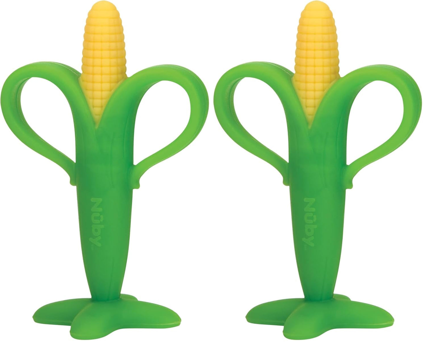 Nuby - Maïskolf Tandjeshulpmiddel - 3M+, Veelkleurig