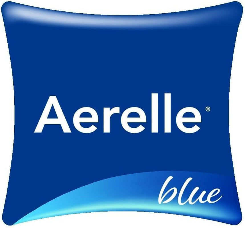 Badenia Trendline Eco Kussen Aerelle Blauw 80 X 80 Cm, wit, Oeko-Tex gecertificeerd, geproduceerd volgens de Duitse kwaliteitsnorm Naty Shop standaard kussens