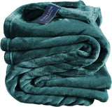 Comfortabele deken, polyester, blauw, 150 X 200 Cm Bedden en Dekens De Witte Lietaer Lake Green Green 150X200
