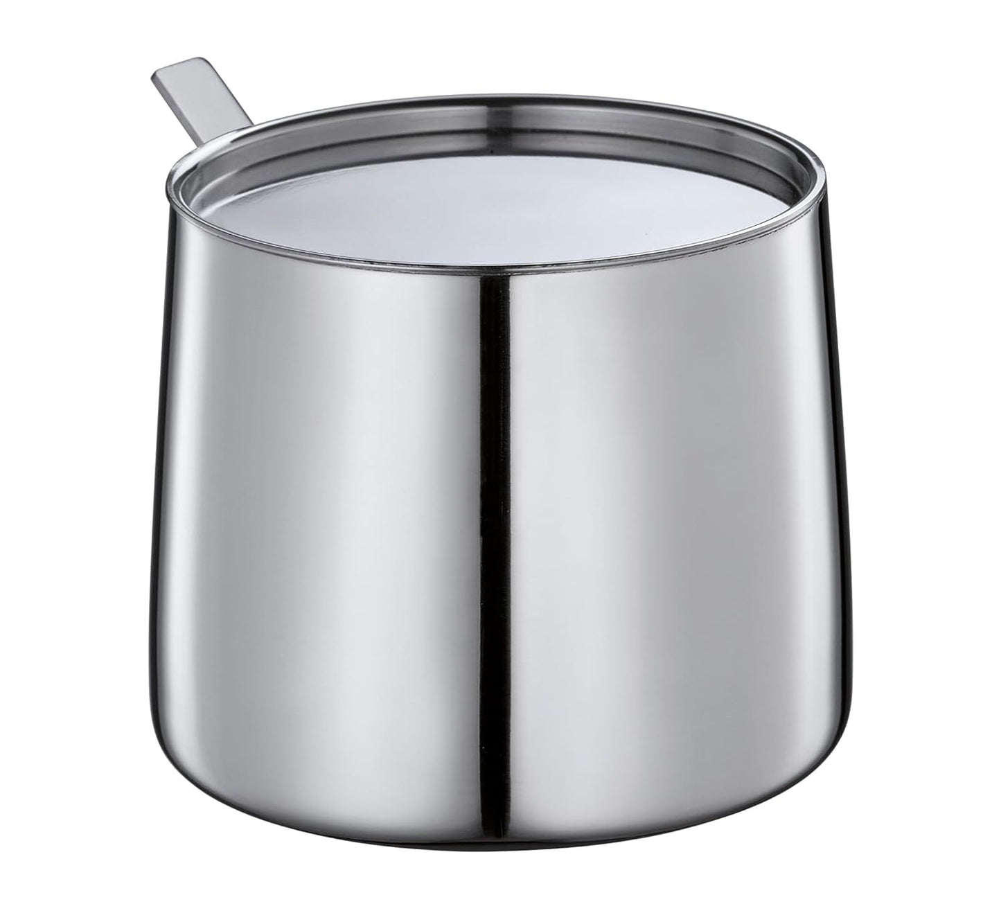 Cilio DELIZIA Tand en kopje melk | Koffieset | Roestvrijstalen melkmok en container | Stapelbaar | Met Lepel | Porties 250 ml melk en 220 g suiker