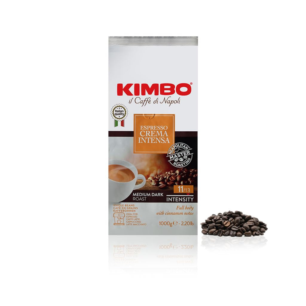 Hele koffiebonen Crema Intensa, medium gebrand, zak van 1 kg