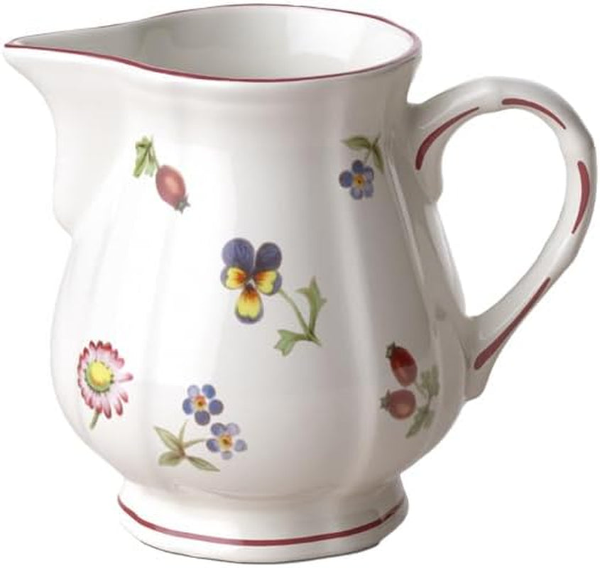 Villeroy & Boch Petite Fleur melkkannetje, 250 ml, hoogte: 7,5 cm, premium porselein, veelkleurig