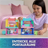 DREAMWORKS GABBY'S POPPENHUIS: DE FILM - Portaalkamer Kuchi's met suiker bestrooide keuken met figuur en accessoires, voor kinderen vanaf 3 jaar