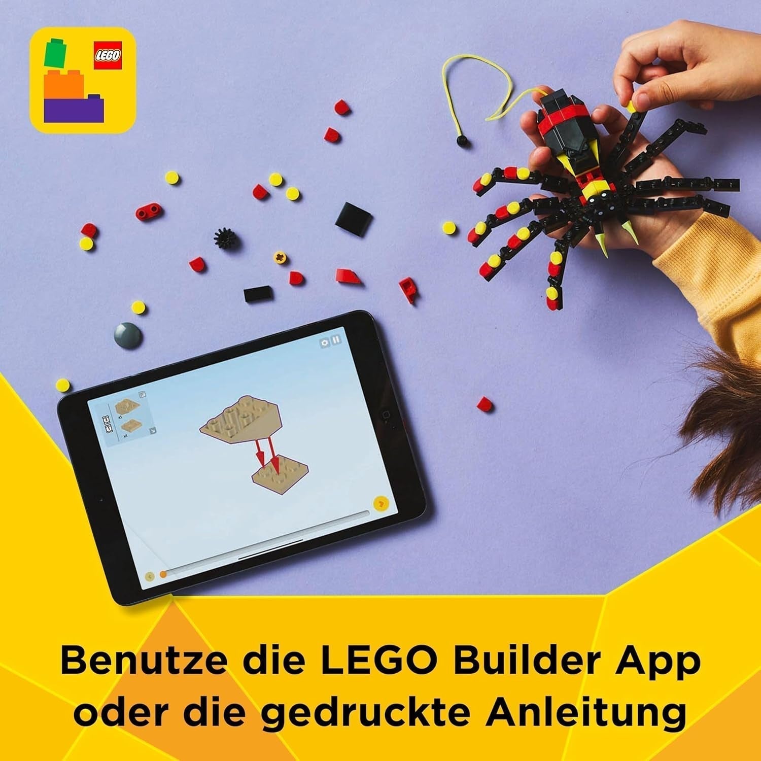 LEGO Creator 3In1 Wilde dieren: Verrassingsspin - speelgoed om om te bouwen tot een schorpioen- of slangfiguur - bouwset met 3 modellen - cadeau voor jongens en meisjes vanaf 7 jaar 31159 Bouwsets Besuche den LEGO-Store