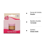 Funcakes Sparkle Dust Classic Gold: Glitterstof van voedingskwaliteit voor taartdecoratie, Halal gecertificeerd