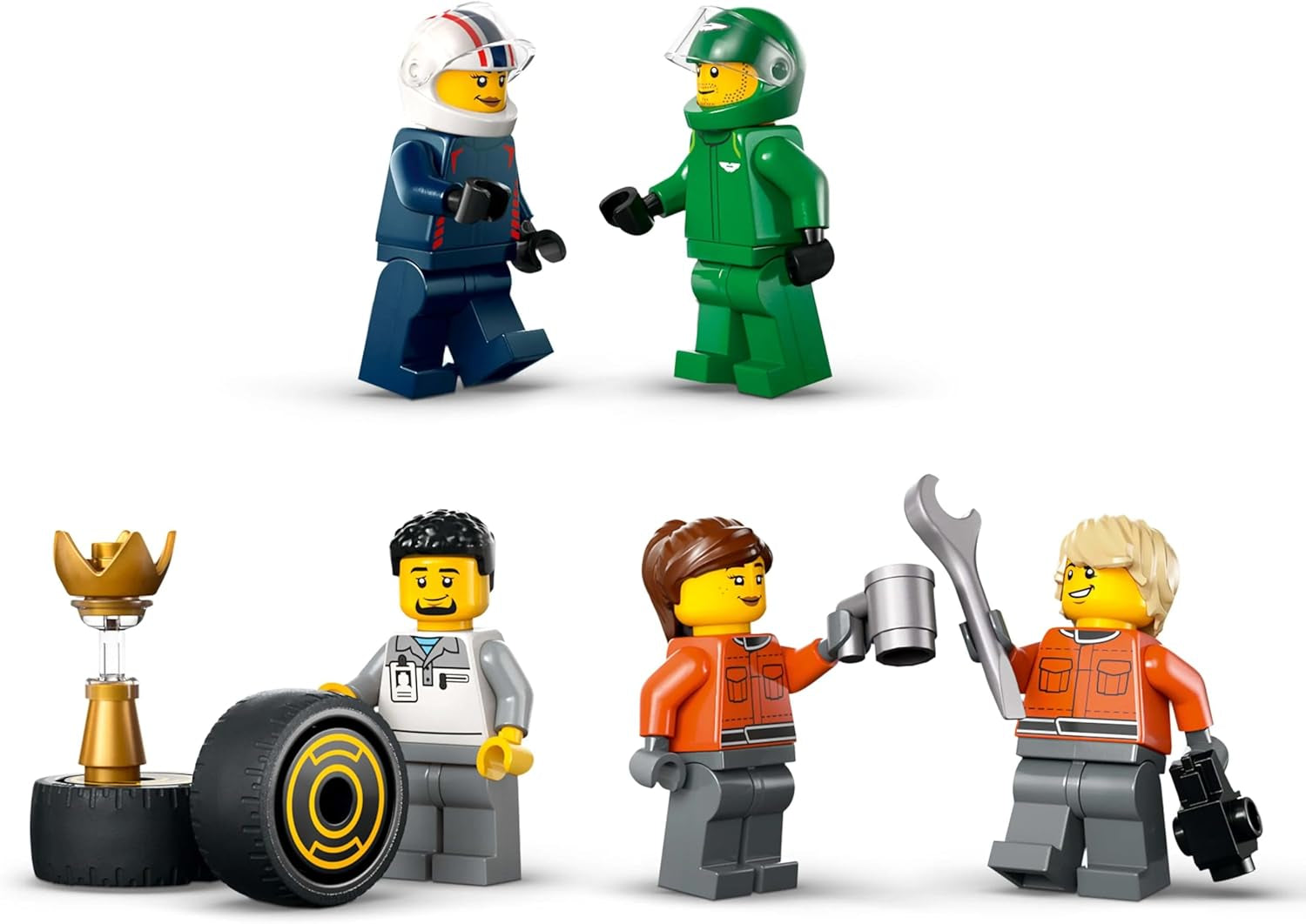 LEGO City F1 Transporter met RB20 & AMR24 F1 Racewagens - Speelgoedautotransporter voor Red Bull & Aston Martin Formule 1 Teams - Incl. 5 minifiguren - Cadeau voor jongens en meisjes vanaf 8 jaar 60445 Bouwsets Besuche den LEGO-Store