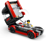 LEGO City F1 Transporter met RB20 & AMR24 F1 Racewagens - Speelgoedautotransporter voor Red Bull & Aston Martin Formule 1 Teams - Incl. 5 minifiguren - Cadeau voor jongens en meisjes vanaf 8 jaar 60445 Bouwsets Besuche den LEGO-Store