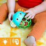 Bright Starts Giggle & Glow Bell Glow in the Dark Olifant Speelgoed Oball Gemakkelijk te vangen Newborn+ Unisex Babyspeelgoed Naty Shop