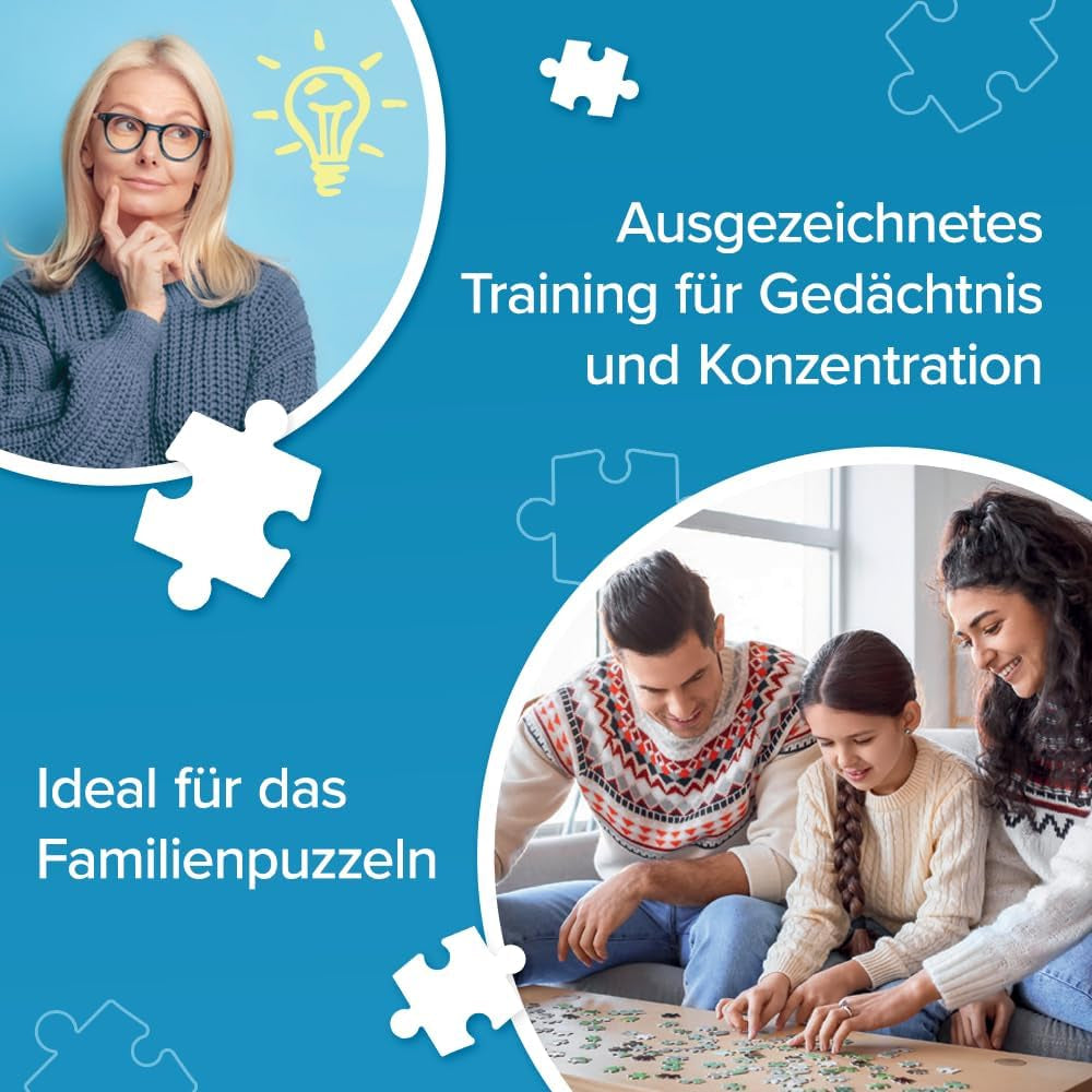 Trefl - Easypiece Puzzle: Stempels - 300 stukjes - Grote stukken, Gemakkelijke puzzel, Voor volwassenen en kinderen vanaf 10 jaar Puzzel Naty Shop