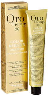 Fanola Oro Therapy Color Keratin 5.0 100ml Haarverf Naty Shop 7.4 Middenblond koper
