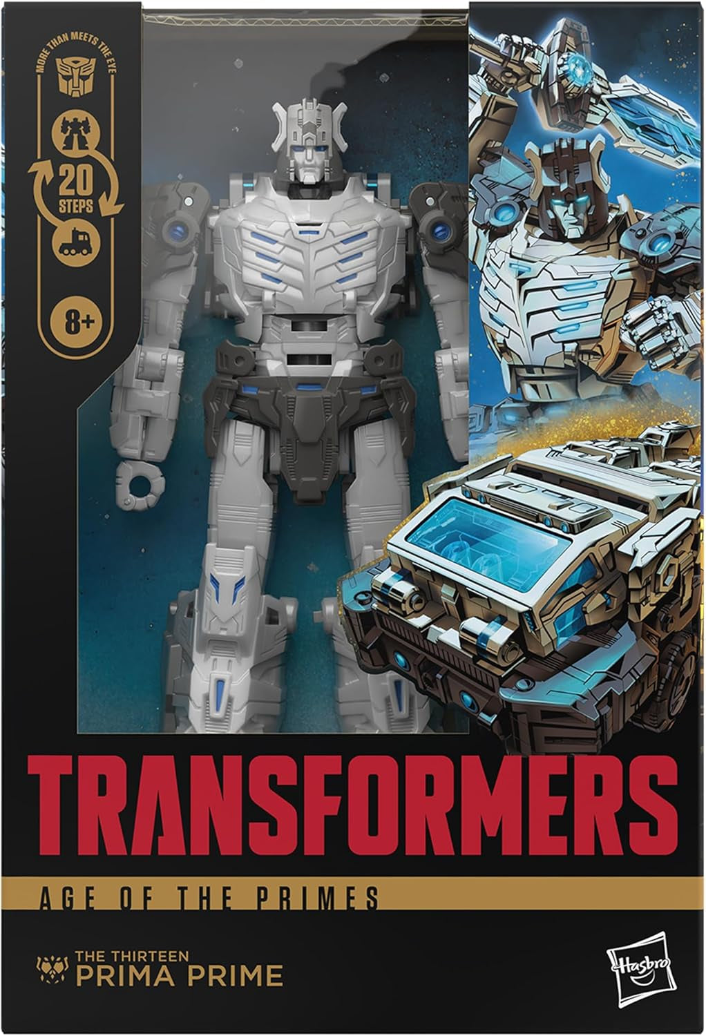 Transformers Age of the Primes Voyager Class the Thirteen Prima Prime, transformeerbaar actiefiguur Actiefiguren Naty Shop