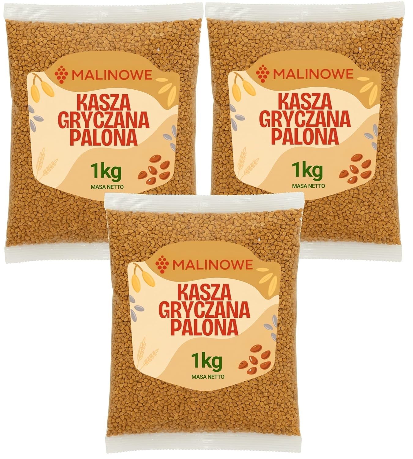 PERFECT NATURAL PREMIUM GEBRADEN BOEKWEIT 3x1kg