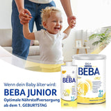 BEBA 2 - Opvolgmelk na 6 maanden, met 5 HMO-complex, leeftijdsafhankelijk eiwitgehalte, lactosevrij, palmolievrij, visolievrij, babyvoeding, babymelkpoeder, verpakking van 3 (3 x 800 g)
