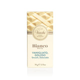 Venchi - Extra witte chocoladereep, 78 g - met vanille - Glutenvrij