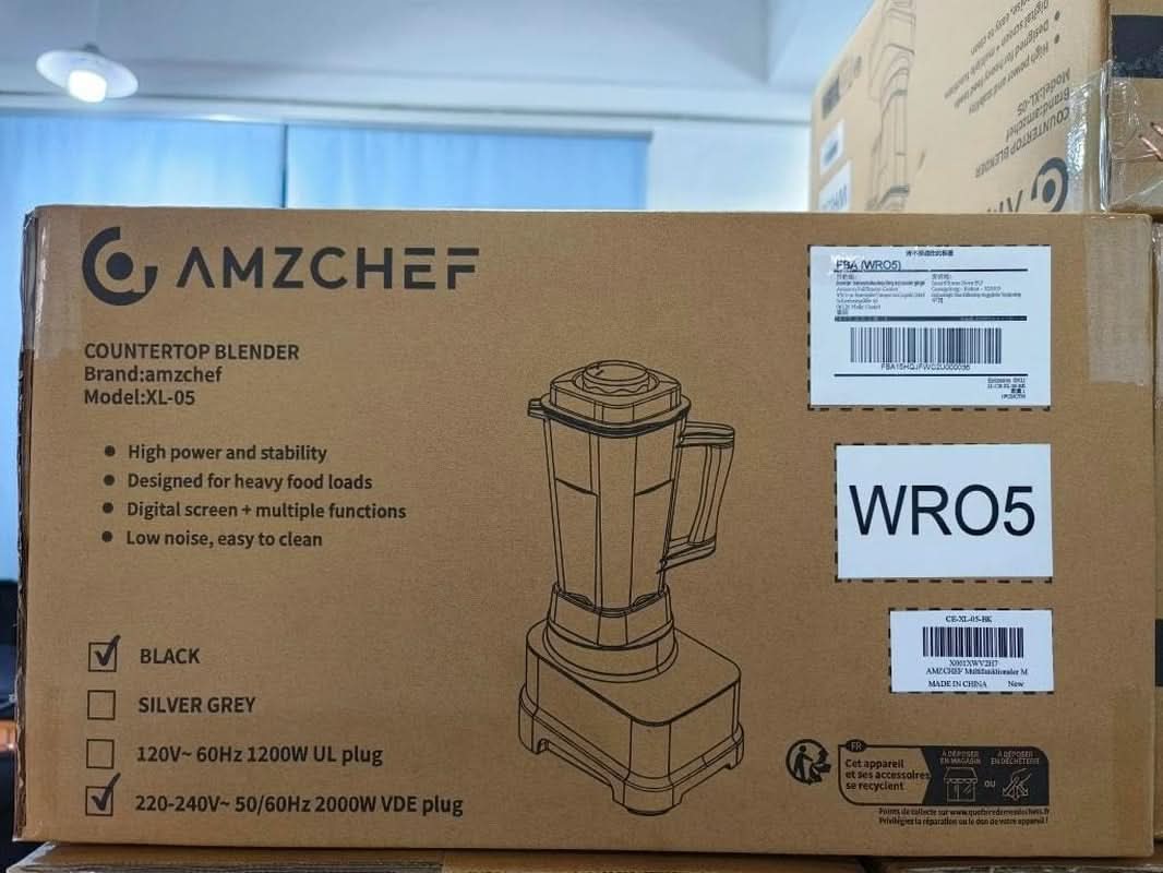 Blender AMZCHEF, 8 slimme menu's en 10 snelheden, LCD-touchscreen Kitchen Naty Shop