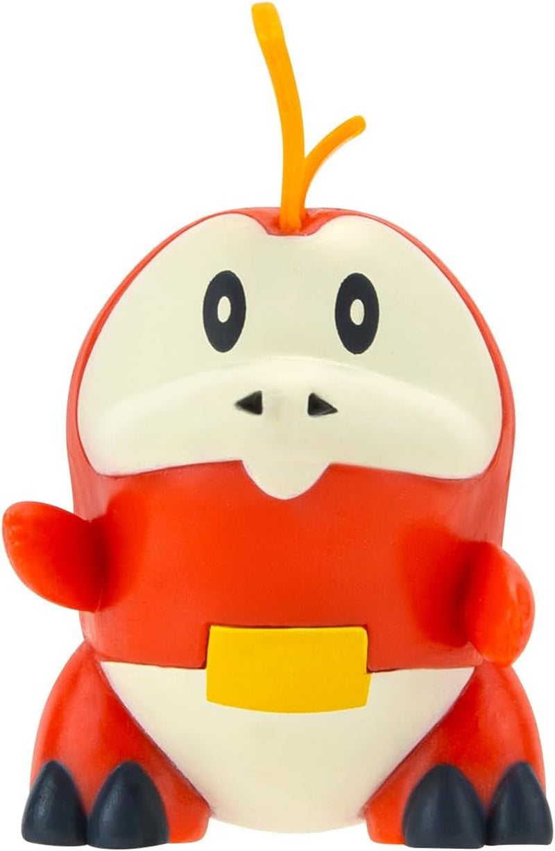 Pokémon PKW3402 - Battle Figure Multipack - 4-pack met Pikachu, Croc, Kwaks, Felori, officiële gedetailleerde figuren, elk 5 cm Actiefiguren Naty Shop