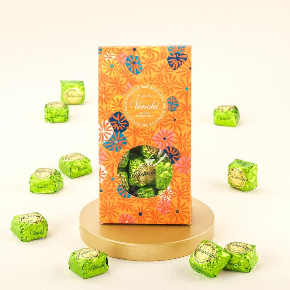 Venchi – Murrine Collection – assortiment pralines met pistache, chocobes, 310 gram Naty Shop
