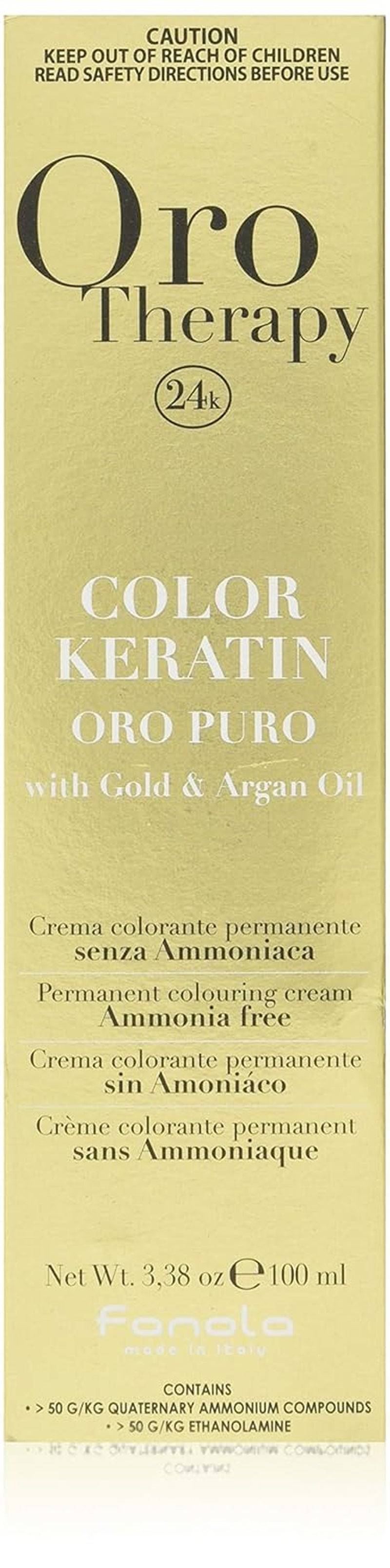 Fanola Oro Therapy Color Keratin 5.0 100ml Haarverf Naty Shop 10.13 Blond Platina Beige Extra