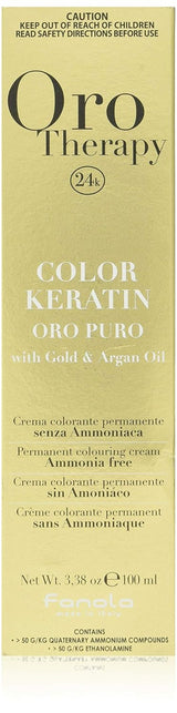 Fanola Oro Therapy Color Keratin 5.0 100ml Haarverf Naty Shop 10.13 Blond Platina Beige Extra