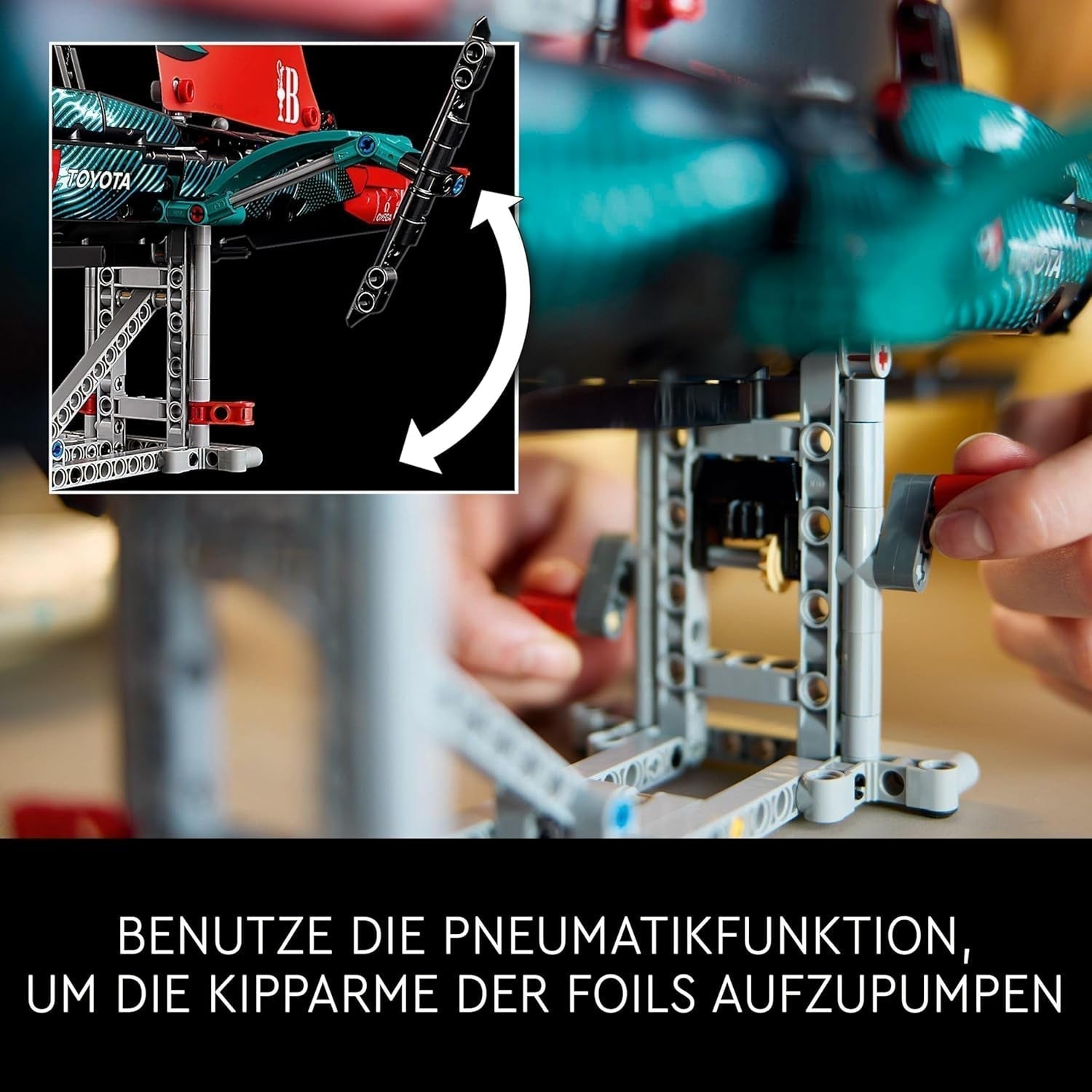 LEGO Technic Emirates Team Nieuw-Zeeland AC75 Racejacht Zeilboot voor volwassenen Bouwpakket Cadeau voor mannen en vrouwen Creatieve en ontspannende activiteit 42174 Bouwsets