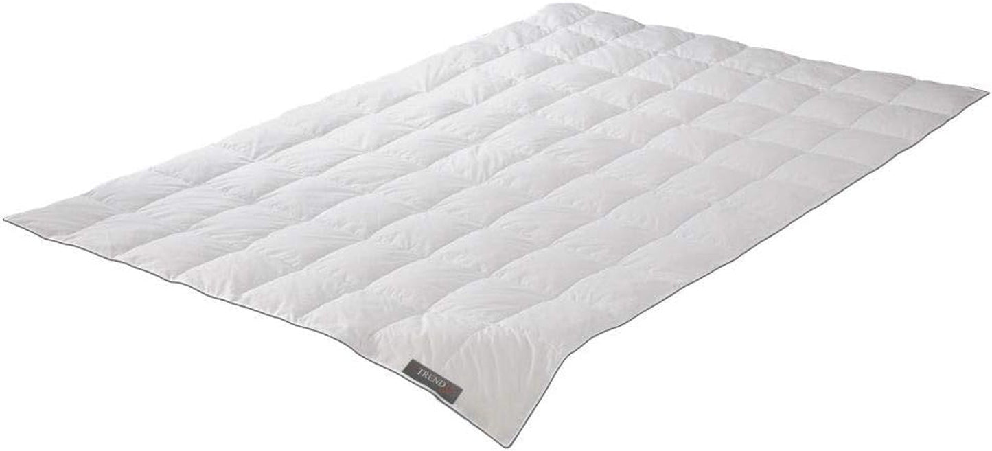 Badenia Trendline Comfort donzen dekbed, warm winterdekbed met 90% dons en 10% veren Klasse I, 135 X 200 Cm, dons Pass Tested & Oeko-Tex gecertificeerd, Geproduceerd volgens de Duitse kwaliteitsnorm Quilts en quilts Naty Shop Comfort 155 X 220 Cm Lichte zomerdeken