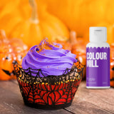 Color Mill vloeibare kleurstofset - 5 x 20 ml op oliebasis (zwart, felroze, paars, rood en blauw) - UV-bestendig - perfect voor bakken en als topping voor taarten, muffins en taartdecoraties