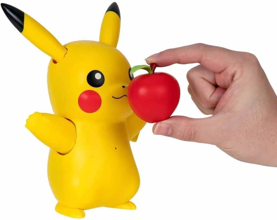 Pokémon PKW3330 - Deluxe My Partner Pikachu, officiële Pikachu met licht, geluid en beweging Actiefiguren Naty Shop