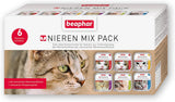 BEAPHAR – Renal Diet Mixed Package – Volledige voeding voor katten met chronisch nierfalen – Ter ondersteuning van de nierfunctie – 6 x 100 g