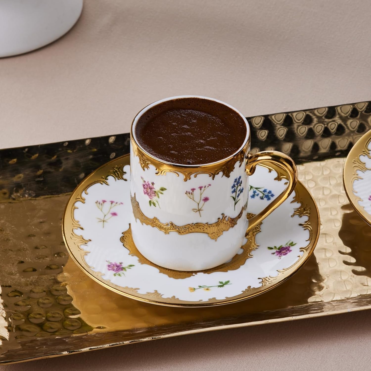 Karaca Bidter koffie voor 6 personen, veelkleurig
