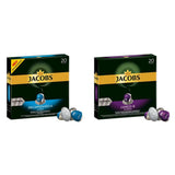 Jacobs Kaffeekapseln Lungo Decaffeinato- Intensität 6, 10er Pack, 10 x 20 Getränke & Kaffeekapseln Lungo Intenso, Intensität 8 van 12, 200 Nespresso®* compatibel Kapseln, 10 x 20 Getränke