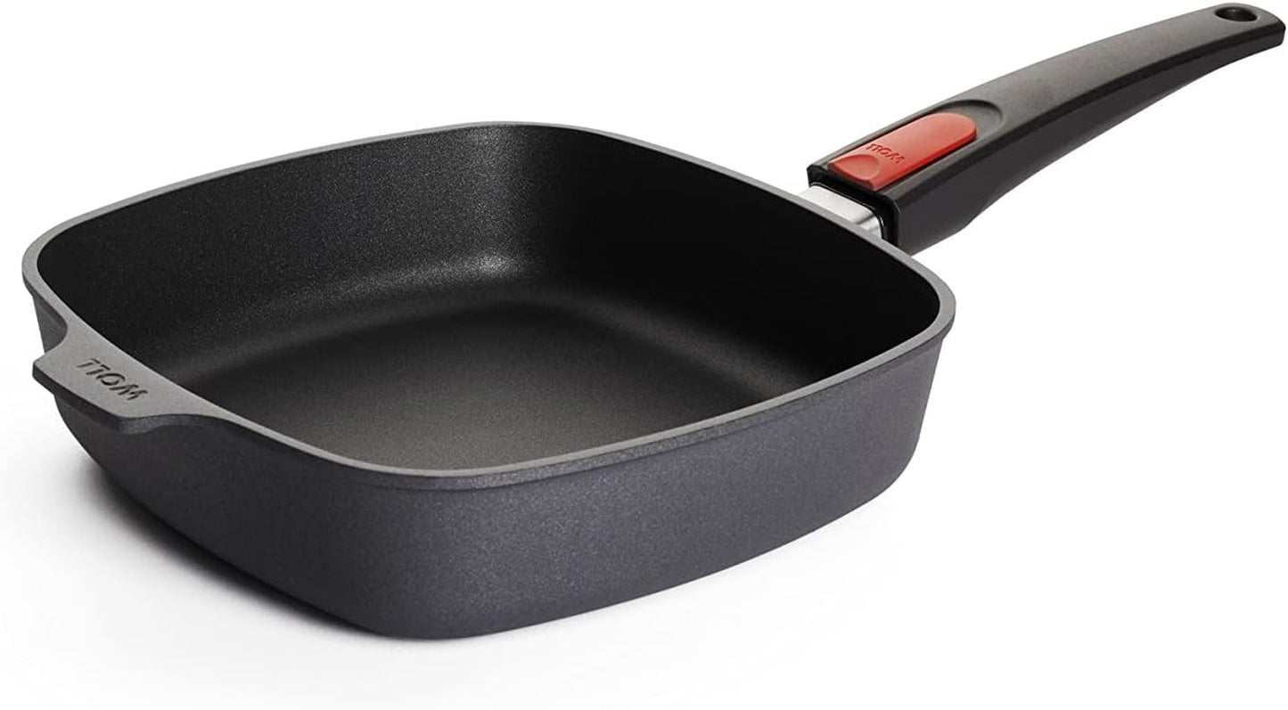 Woll Diamond Lite Vierkante Pan, 6 Cm hoogte - zonder inductie Potten en pannen Naty Shop 22X22 Cm