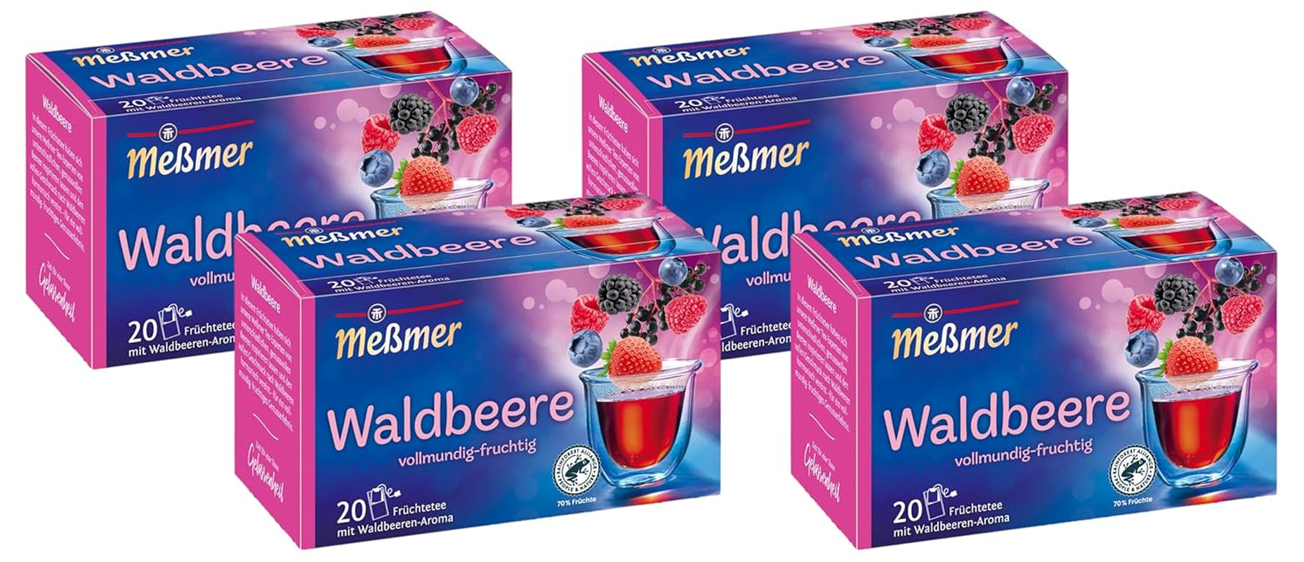 Messmerbessen | 20 theezakjes | Veganistisch | Glutenvrij | Lactosevrij (pak van 4)