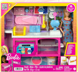 Barbie Malibu Roberts-pop en 18-delige bakset, inclusief speeldeeg en donut-, croissant- en muffinvormpjes, voor kinderen vanaf 3 jaar, HJY19