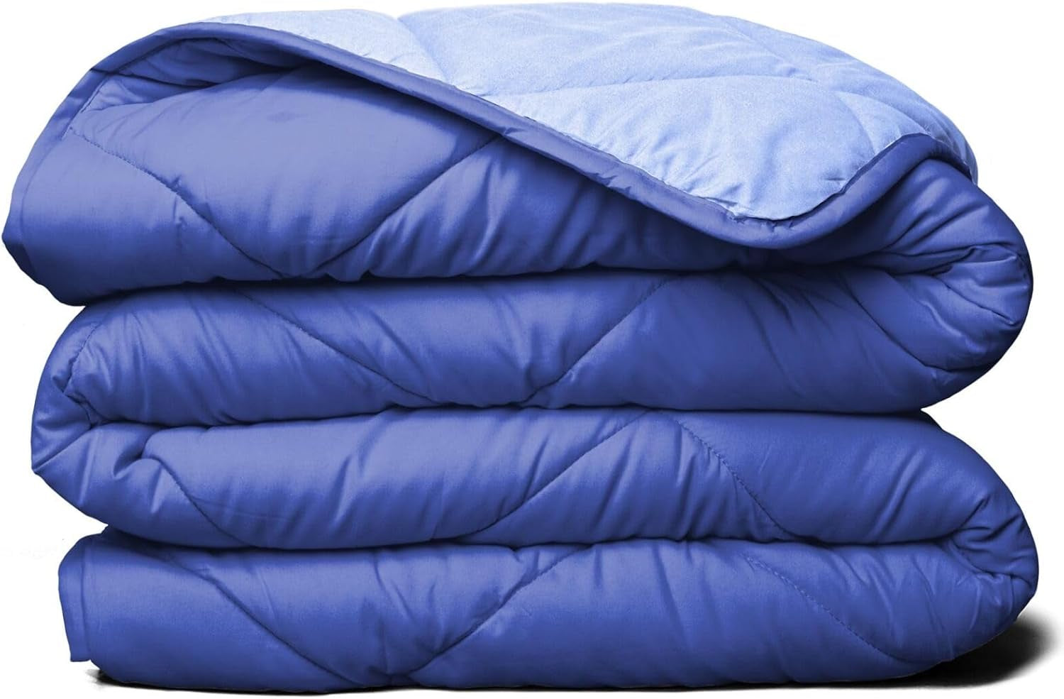 All Seasons Twin/Twin XL Omkeerbaar donzen alternatief dekbed - Ademend, extra lang, hoge kwaliteit, zachte microvezel - Grijs Dekbedovertrek Quilts & Quilts Naty Shop Lichtblauw / Donkerblauw Twin / Twin Xl