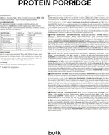 Volledige eiwithavermout, bulk, eiwitrijke havermout, wei, vezelrijk, eiwitpap, zonder smaak, 1kg