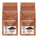 by Amazon Espresso Crema Röstkaffee Ganze Bohnen, 1 kg (2 verpakkingen van 500 g), Rainforest Alliance-Zertifizierung