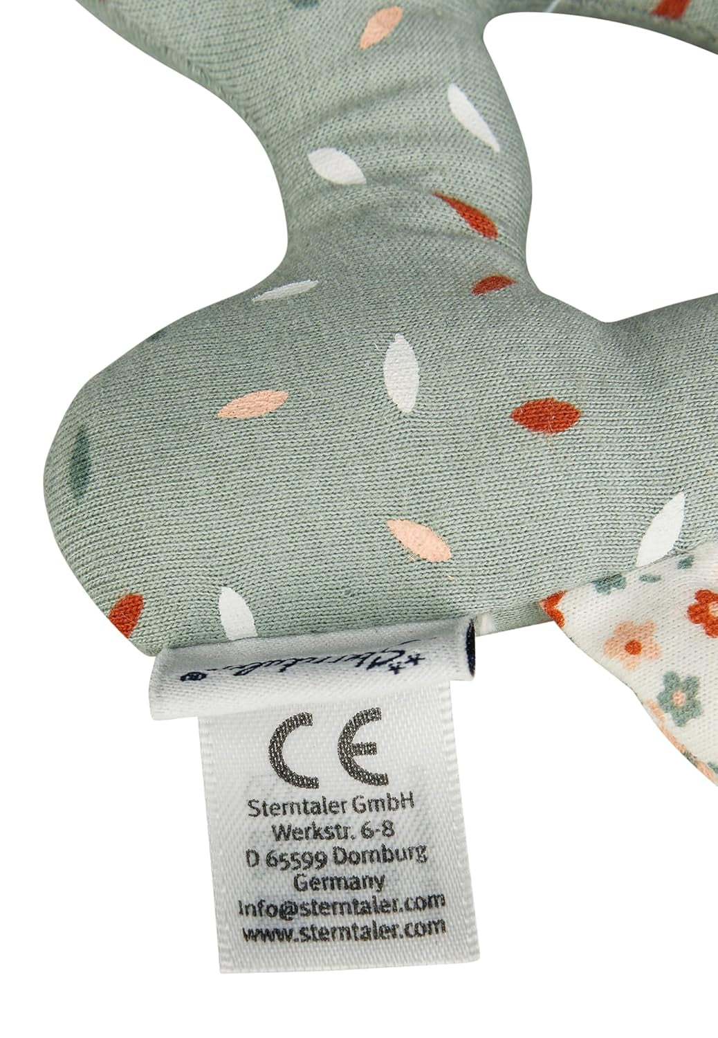 Lilly Cat Sterntaler Catch Toy - Motorisch speelgoed voor rammelaar, aanraken en spelen - Knuffel voor baby's en kinderen met rammelaar als trouwe vriend - Babyspeelgoed van grijze zachte stof Bebe Naty Shop Toys