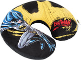 DC Comics Zacht Batman Autoreis-nekkussen Kindveiligheid Comfort Superheld Bat Man, Cuscino Da Viaggio Auto, Lichtblauw, One Size Reiskussens Naty Shop
