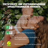 Naty Babydoekjes | 100% kruiden- en geurvrij voor de gevoelige huid | Plasticvrije en gecertificeerde composteerbare doekjes met 98% gezuiverd water | 672 doekjes (12 pakjes)
