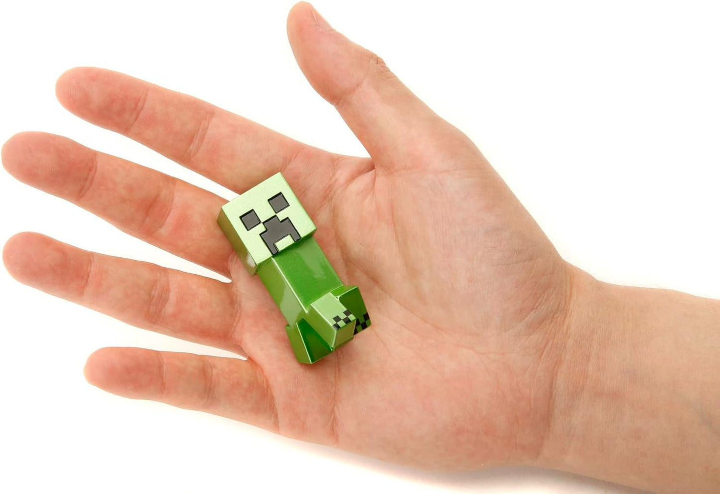 Jada Toys Minecraft-figurenset (4-delig) gemaakt van metaal - Minecraft Caves & Cliffs verzamelfiguren (Steve, Alex, Creeper en Warden) voor gamers en verzamelaars 8+ 6 cm elk Actiefiguren Naty Shop