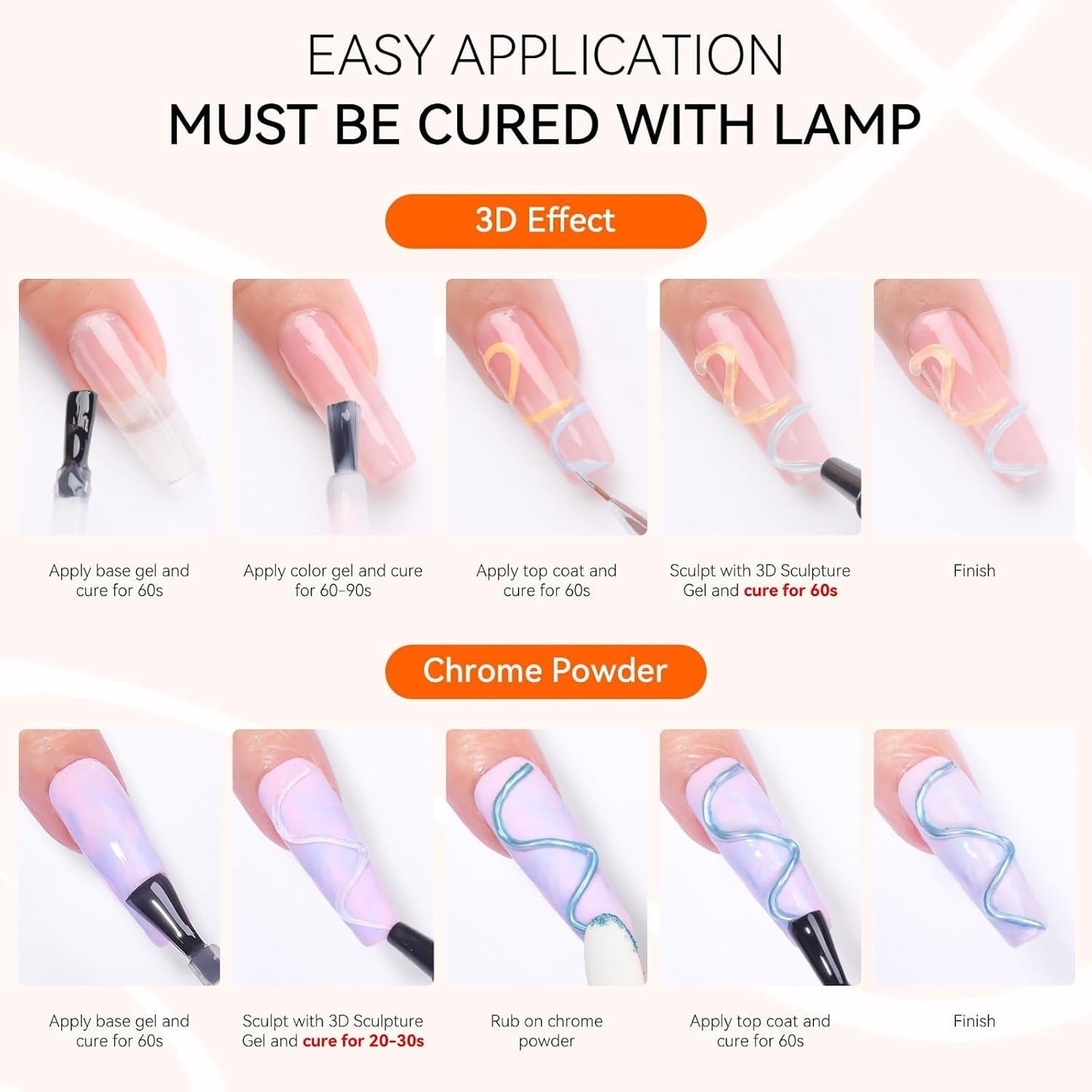 Makartt 3D Nail Art Gel - Strasslijmgel 15G voor nagelsleutelhangers, multifunctionele nagelsculptuurgel voor doe-het-zelf nagelontwerp, nagelsculptuur nagelmodellering thuis (transparant)