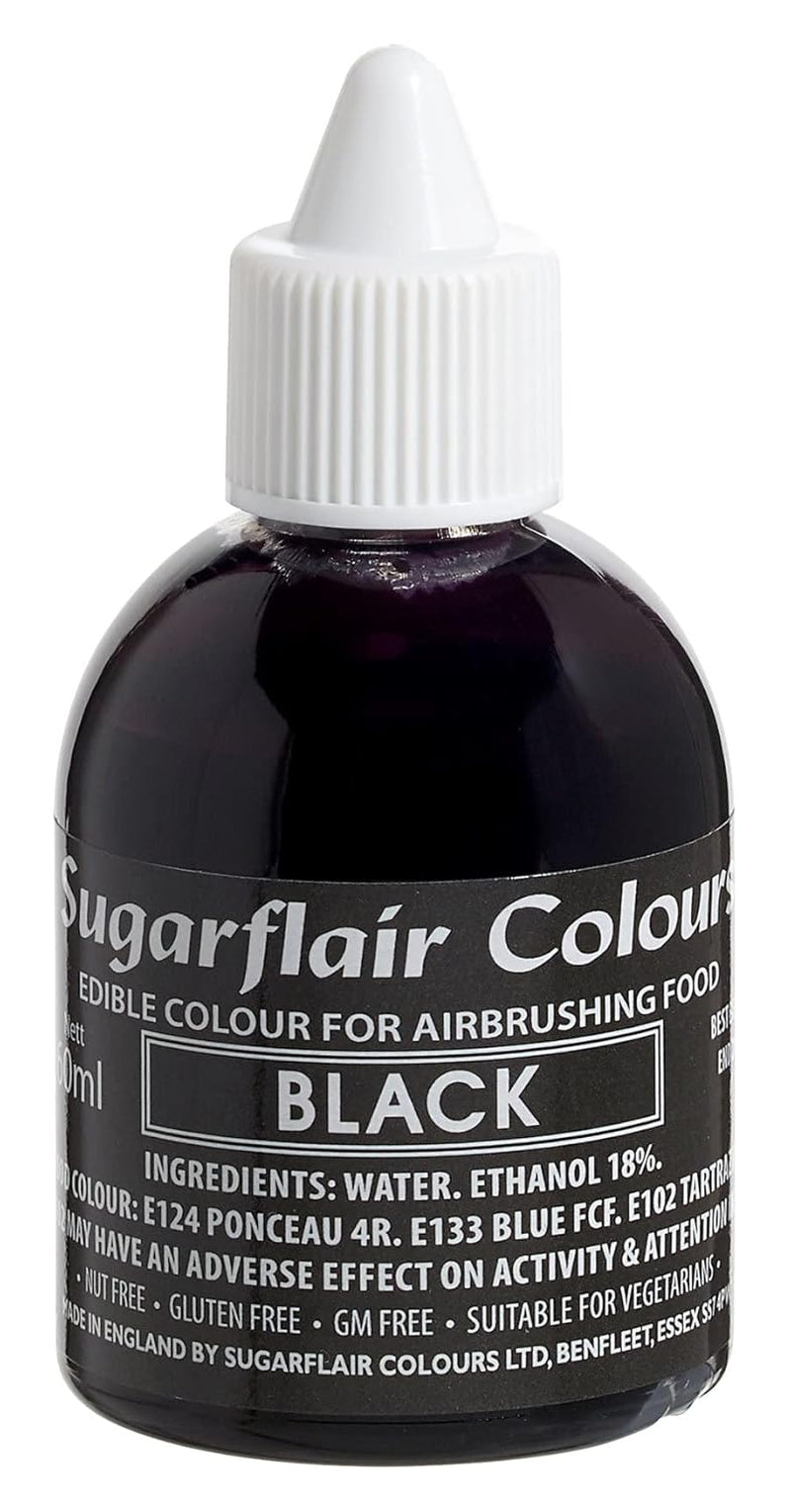 Sugarflair Airbrush Kleurstof Gouden Goud Eetbare Vloeibare Kleurstof Airbrush Kleurcakes Muffins Glazuur en Taartdecoratie - 60ml