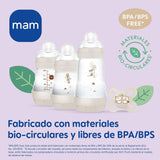 MAM Newborn Set, Cadeauset, bestaande uit: 2 x Anti-Krampjesfles 160 ml, 1 x Anti-Krampjesfles 260 ml, 1 x Originele Start Fopspeen, 1 x Broche voor speen, vanaf 0 maanden, Neutro