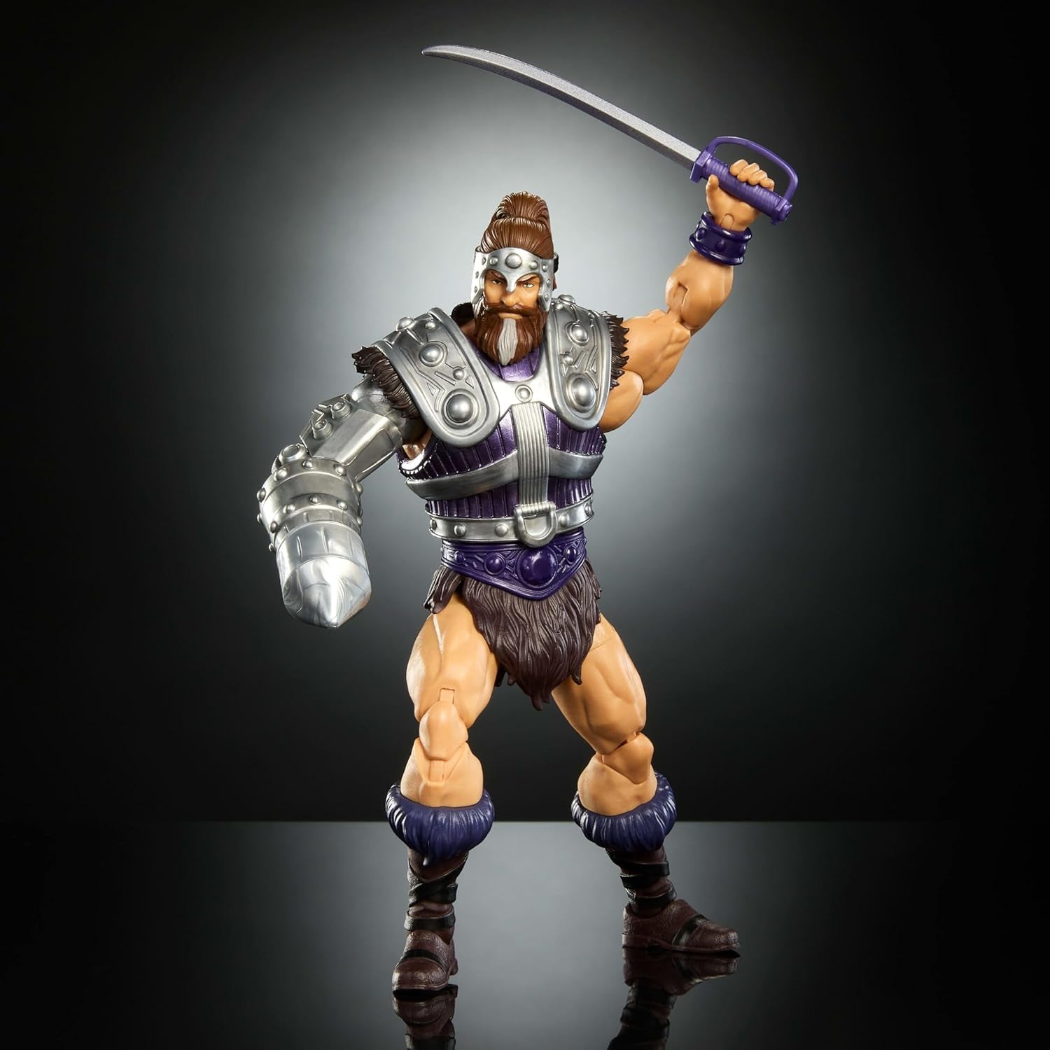 Masters of the Universe Masterverse actiefiguur ca. 18 cm, nieuwe Eternia Fisto, MOTU speelgoedheld met ijzeren vuist, 30 bewegingspunten, JBP76, [veelkleurig] actiefiguren Naty Shop