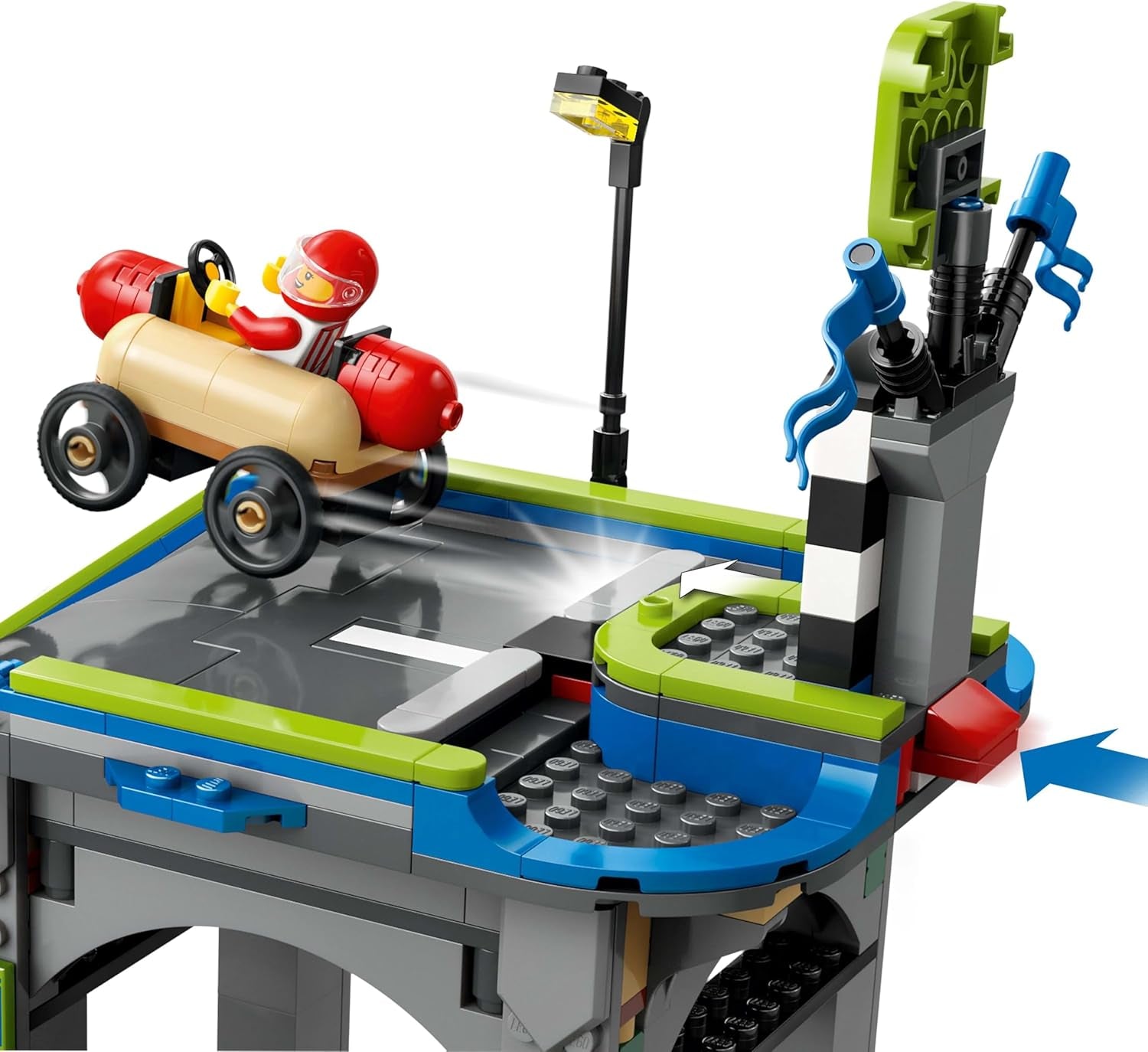 LEGO City No Limits: Zeepkistenrace Met Helling - Bouwspeelgoed voor jongens en meisjes vanaf 6 jaar - Set met 2 zeepdozen en 4 Racer minifiguren - Cadeau-idee voor kinderen 60460 Bouwsets Besuche den LEGO-Store