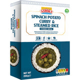 ASHOKA - Instantcurry met spinazie, aardappelen en rijst - (1 x 250 g)