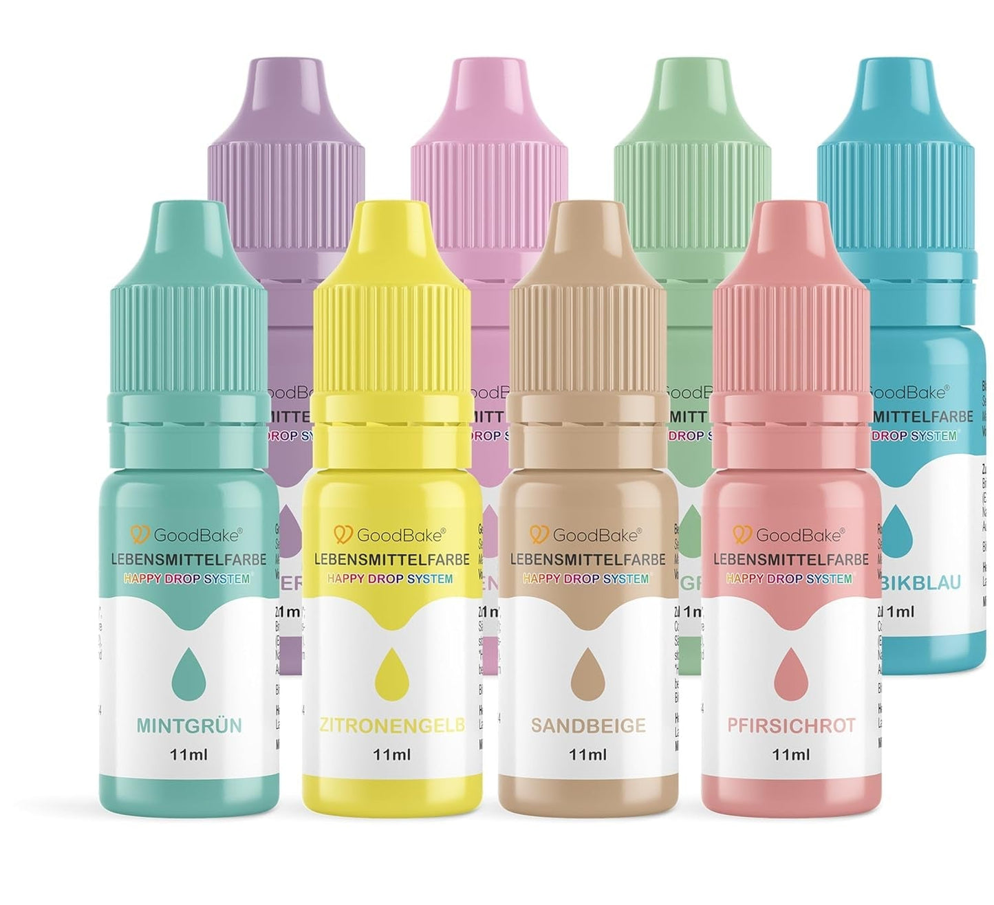 Goodbake Pastel Lilac Food Colour (11ml) - Hoge dosis Food Colour - Voor het kleuren van taarten, fondant, botercrème, macarons, drankjes, slijm en vele andere items. 100% veganistisch