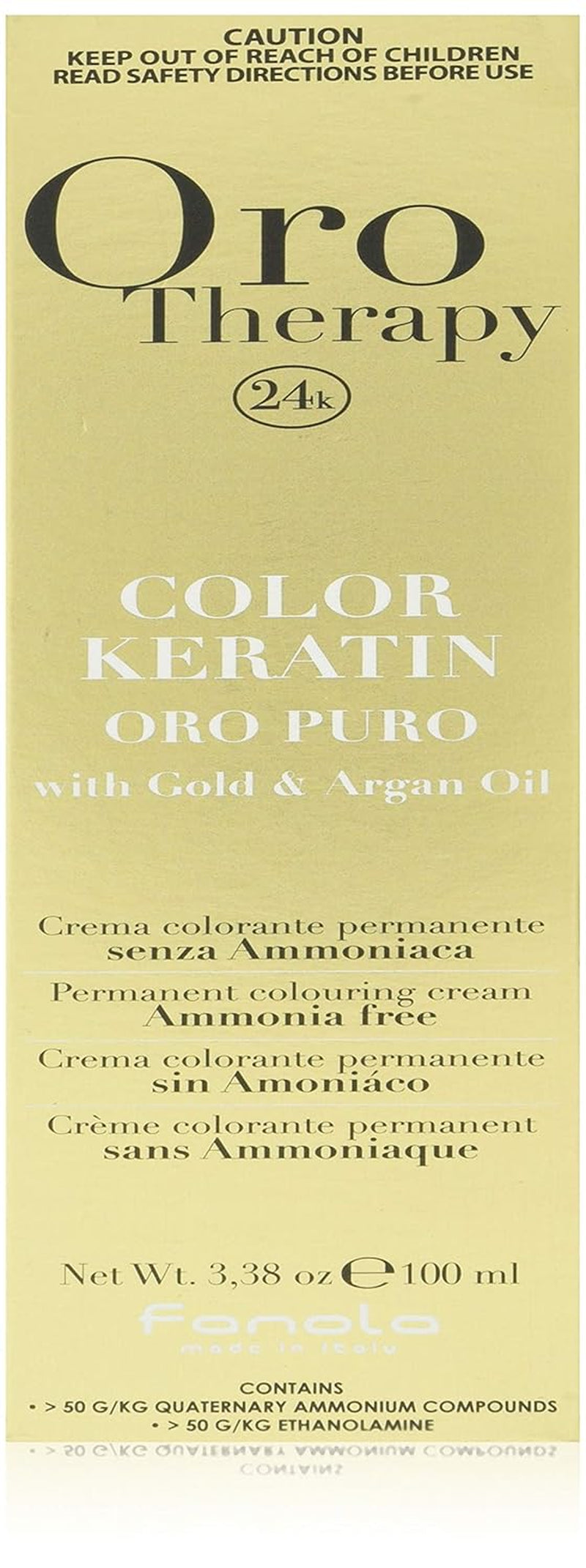 Fanola Oro Therapy Kleur Keratine 5.0 100ml